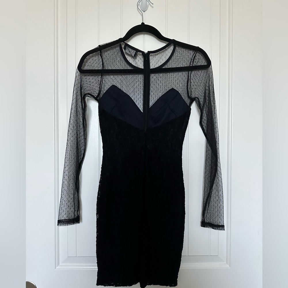 ASTR Lace Bodycon Mini Dress